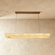 Freyza - CalciteGlow | Elegant Modern Rectangular Chandelier Light