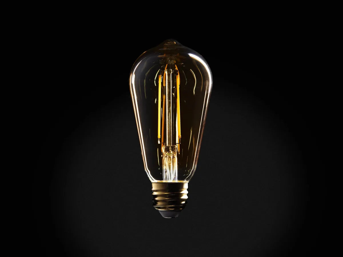 AmberGlow | Warm Dimmable LED Light Bulb ST19 for Cozy Atmosphere 0