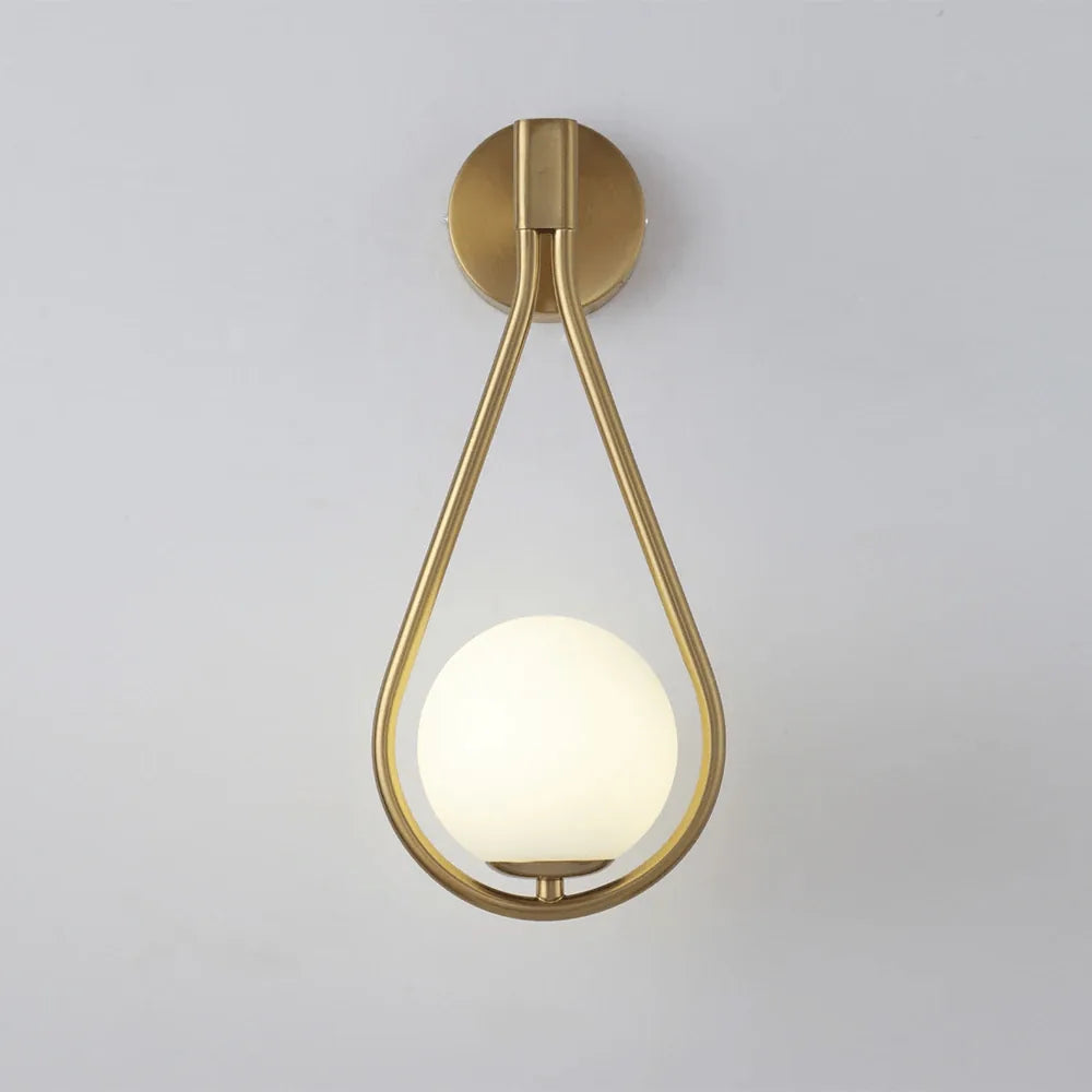 AquaSphere | Elegant Modern Teardrop Wall Sconce Light Fixture 0