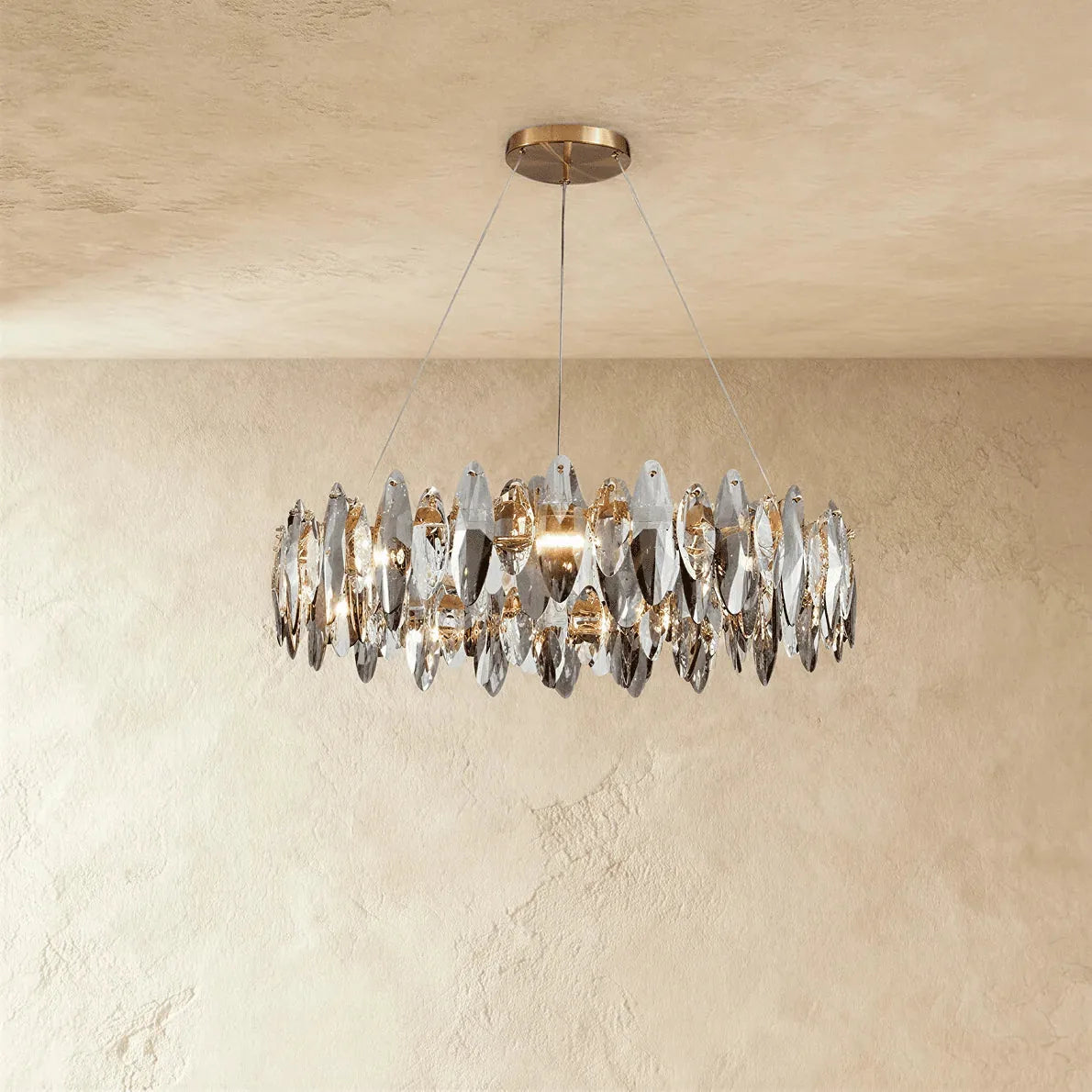 Freyza - Aelgar | Elegant Crystal Modern Chandelier for Luxurious Spaces