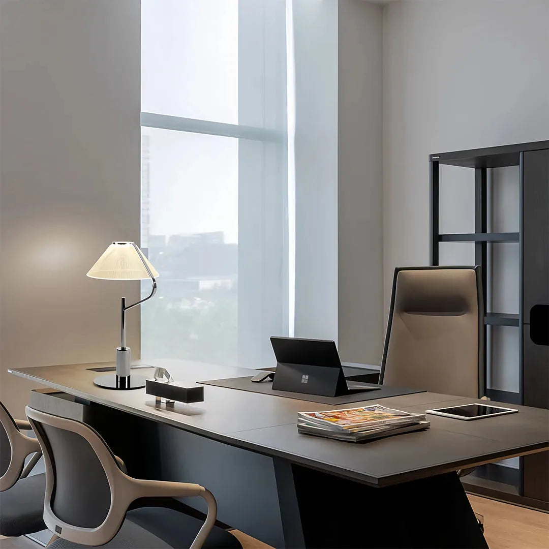 Aurelia | Modern Black Floor Lamp with Elegant Acrylic Shade 0