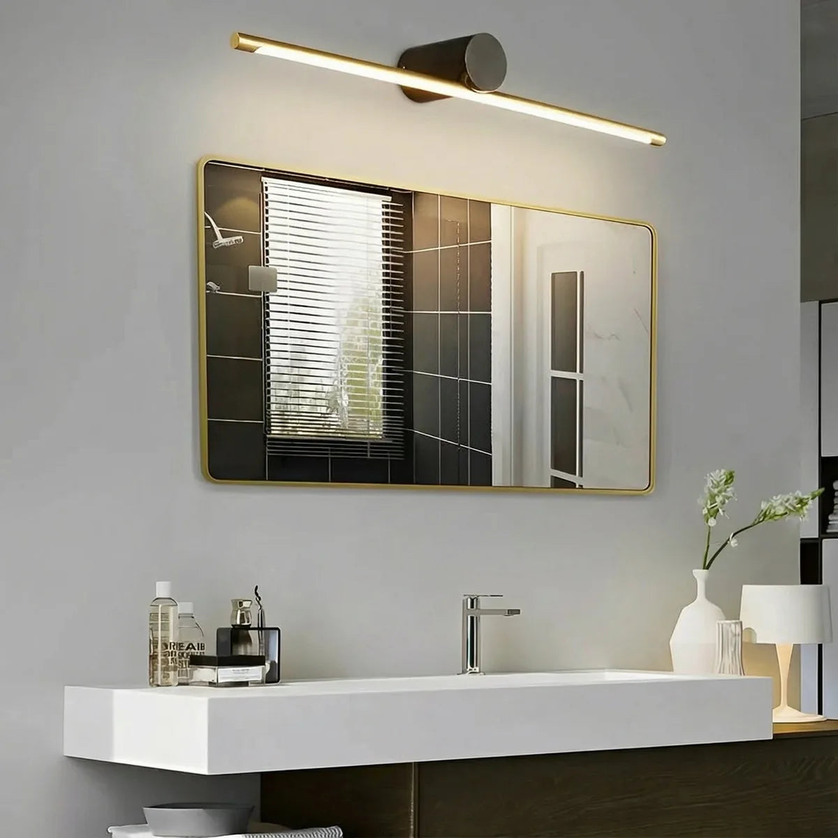 Freyza - Bathroom Vanity Light LED Linear Two-Tone Gold Black Copper 40-100cm