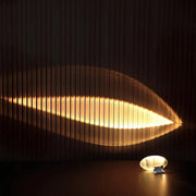 Artistic Table Lamp | Eye-Shaped Projection with Adjustable LED Colors | Modern Design for Ambiance in Living Room or Bedroom 0