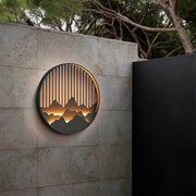 Freyza - AlpineGlow | Elegant Modern Outdoor Wall Lantern with Integrated LED