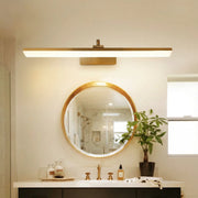 Freyza - Bathroom Vanity Light Linear LED Curved Wall Sconce Brushed Brass 41-51cm 8-10W