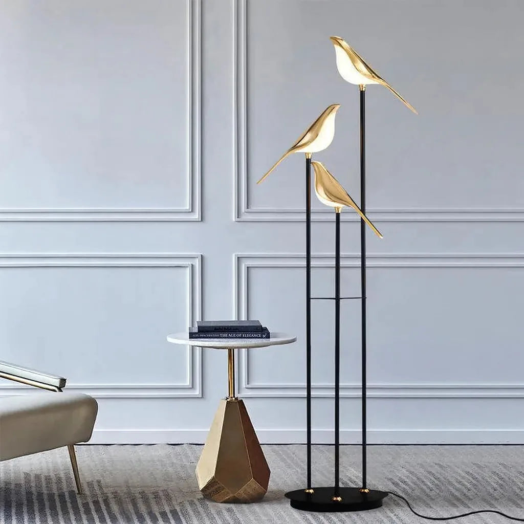 Freyza - Aviara | Modern Elegant Bird-Inspired Standing Floor Lamp