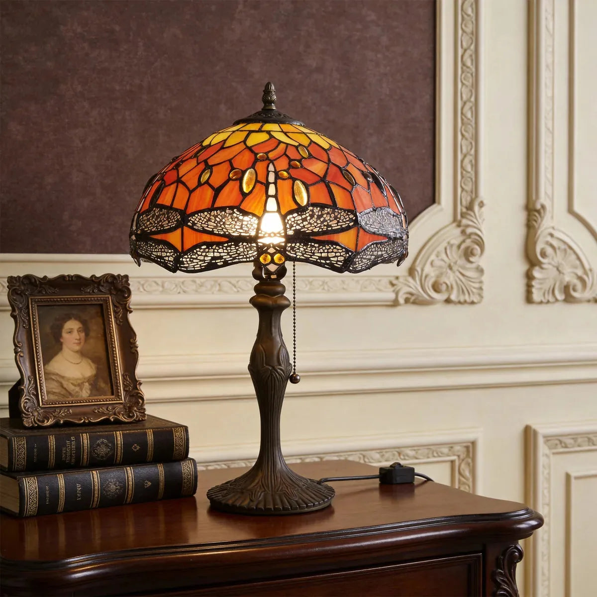 ArtisanGlow | Elegant Handcrafted Stained Glass Table Lamp 25
