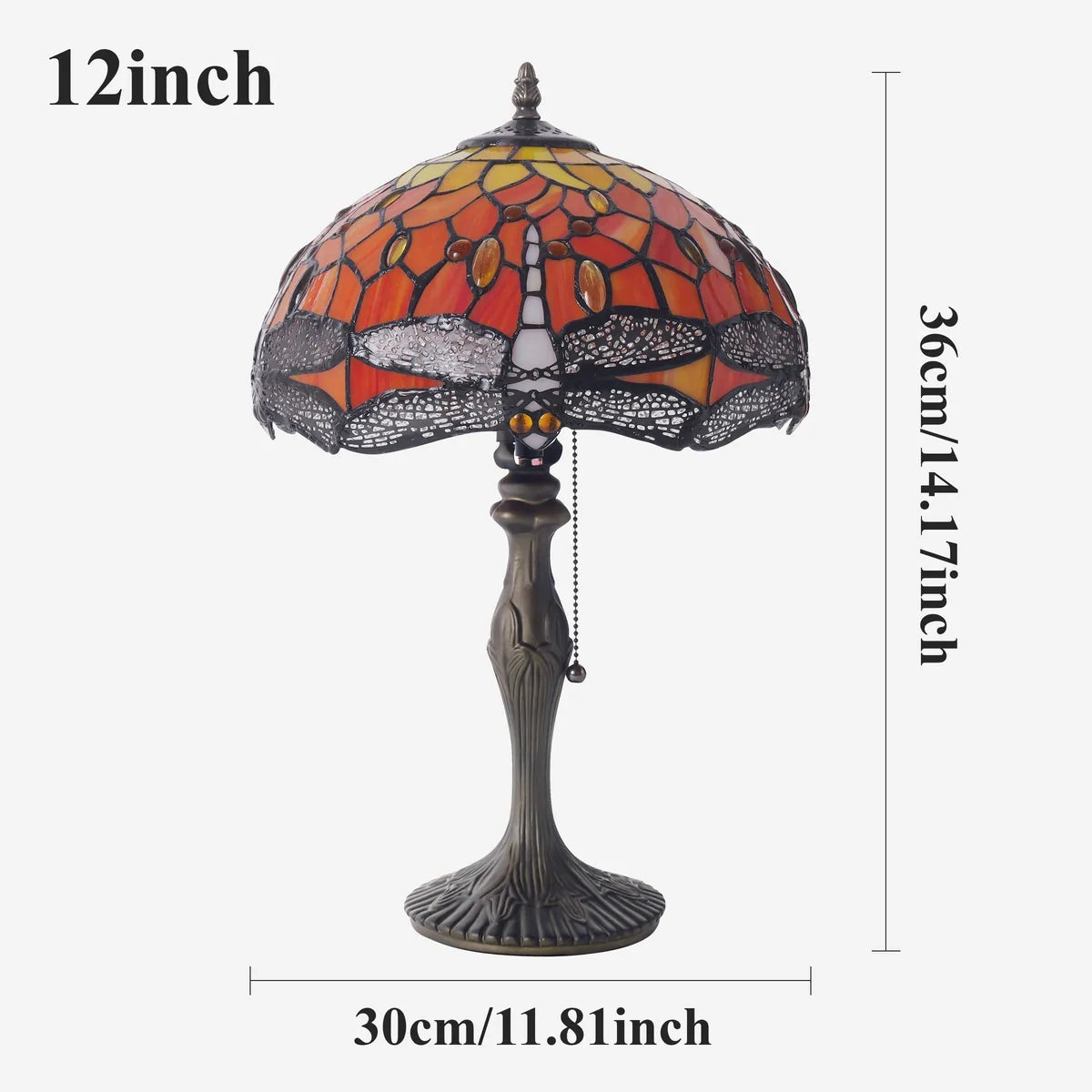 ArtisanGlow | Elegant Handcrafted Stained Glass Table Lamp 28