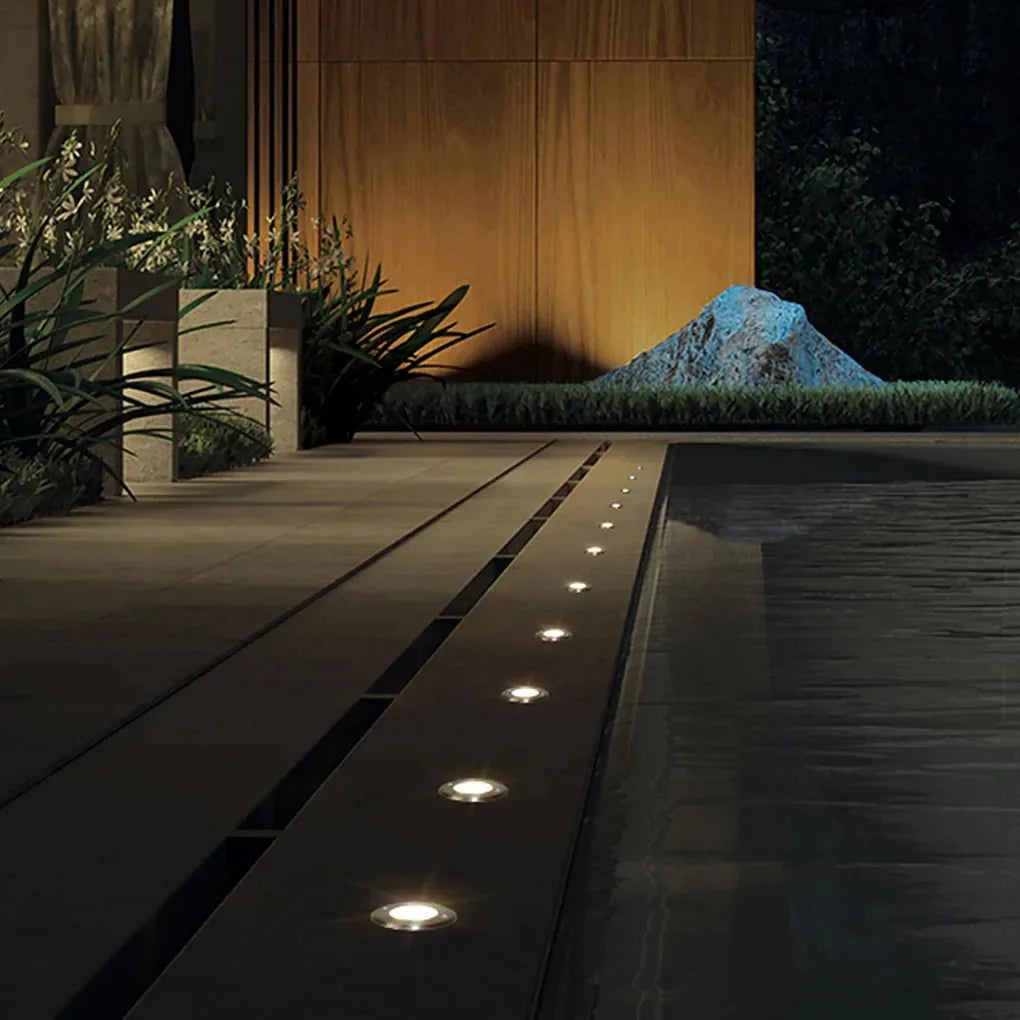 AquaGlow | Stylish Durable LED Outdoor Recessed Step Lights 1