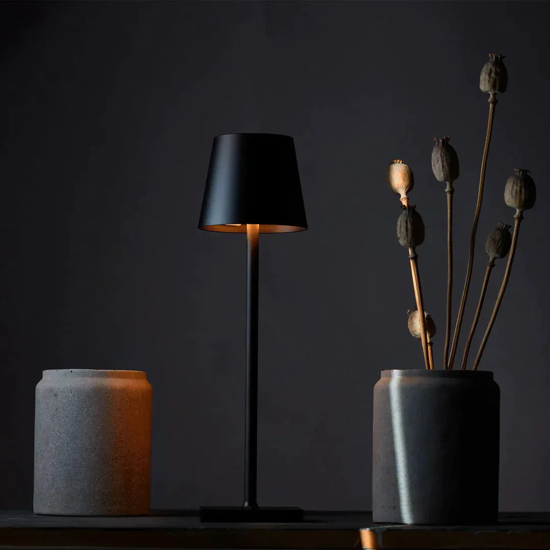 AuroraGlow | Elegant Cordless Gold Table Lamp for Home Décor 2