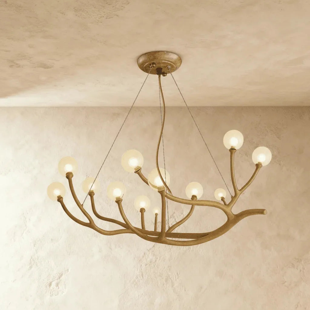 Freyza - ArvoreLight | Eleganter moderner Kronleuchter aus Aluminium mit naturinspiriertem Design