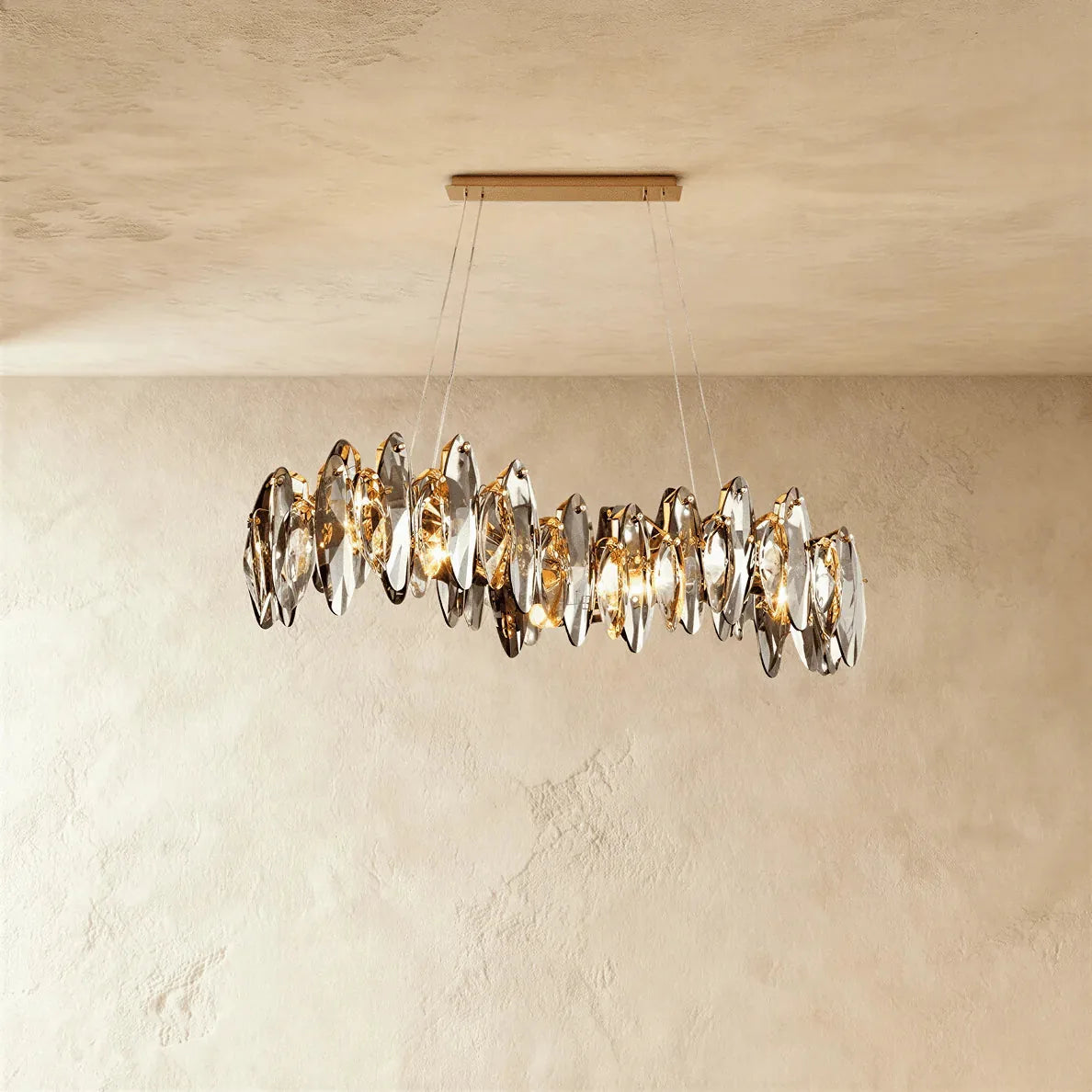 Freyza - Aelgar | Elegant Crystal Modern Chandelier for Luxurious Spaces