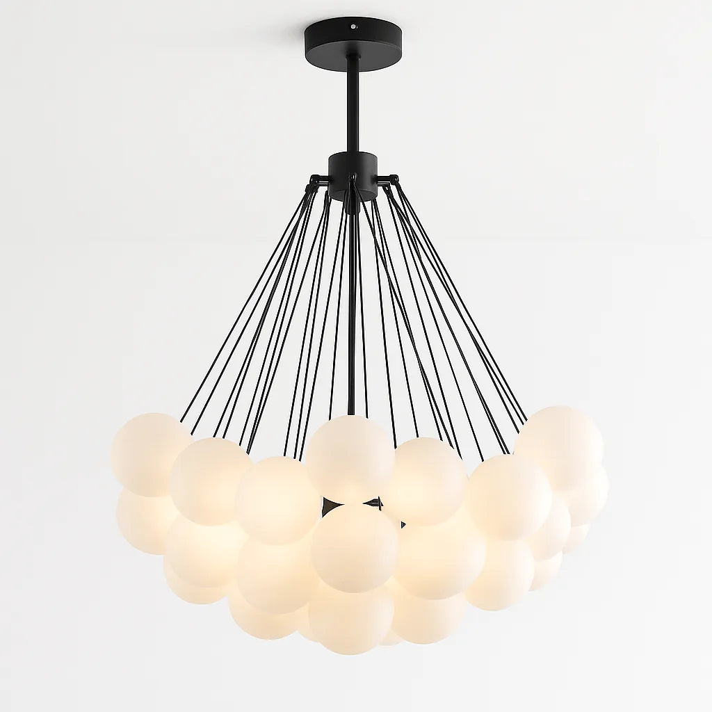 Freyza - AureliaGlow | Elegant Artistic Glass Sphere Chandelier