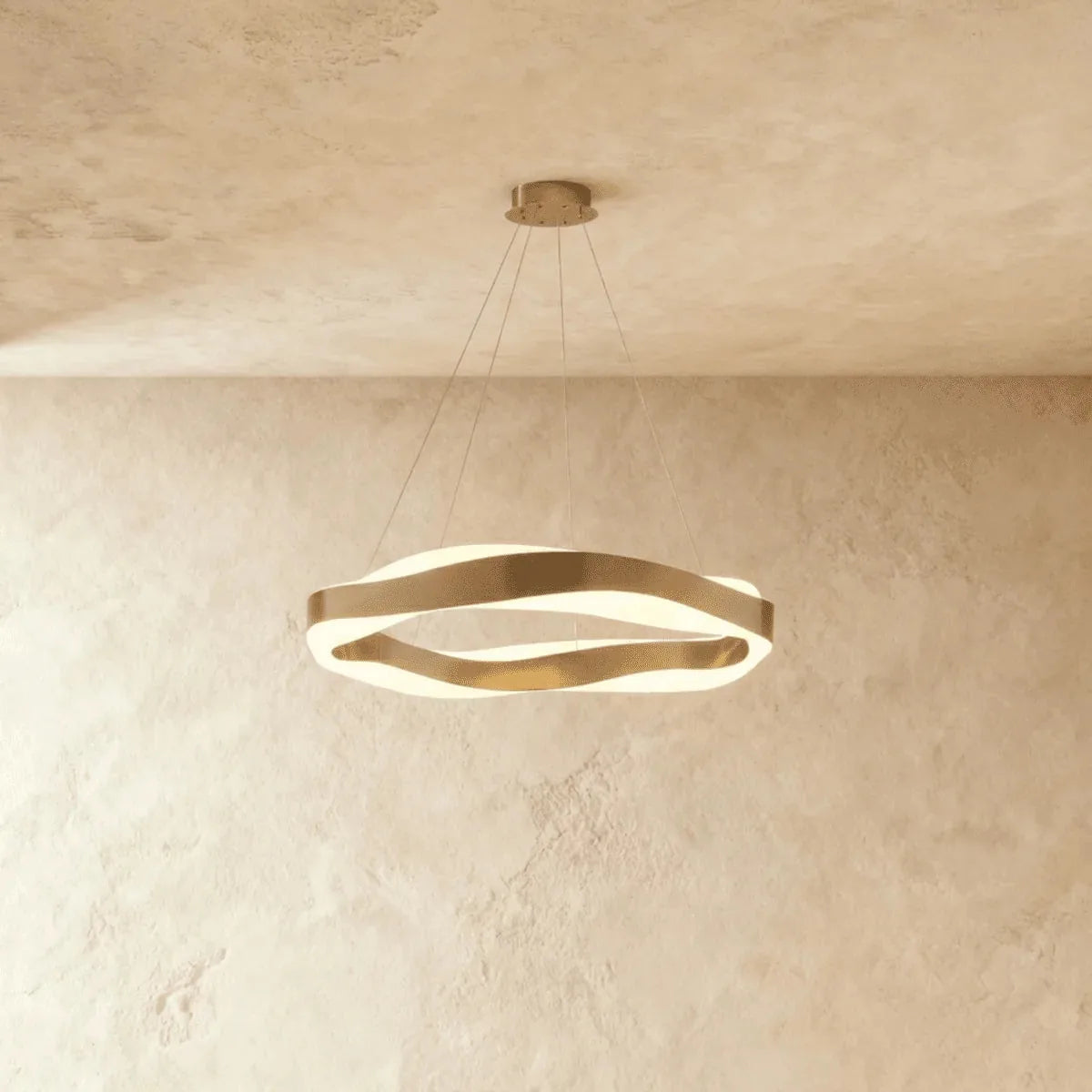 Freyza - AnitaWave | Elegant Modern Stainless Steel LED Chandelier