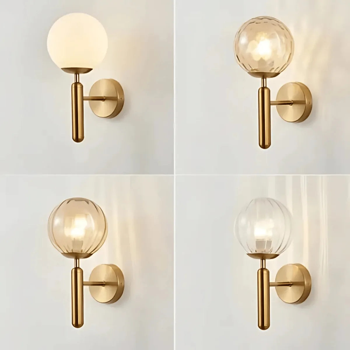 BrassElegance | Modern Sleek Wall Light Sconce for Elegant Illumination 2