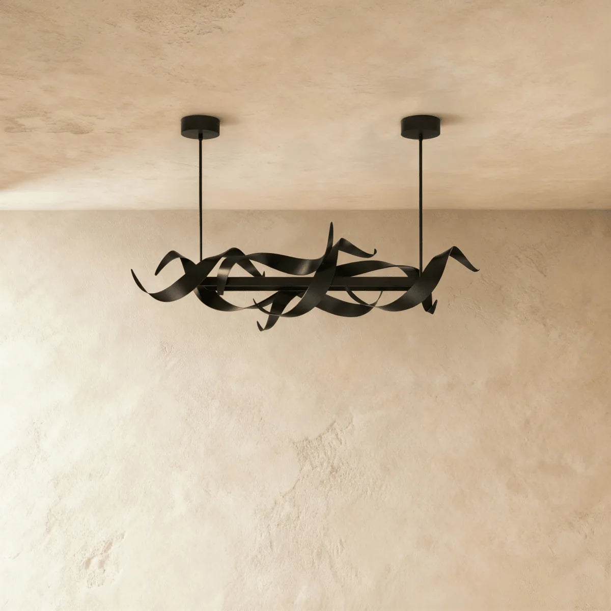 Freyza - Celestia | Elegant Modern Hand-Forged Steel LED Chandelier