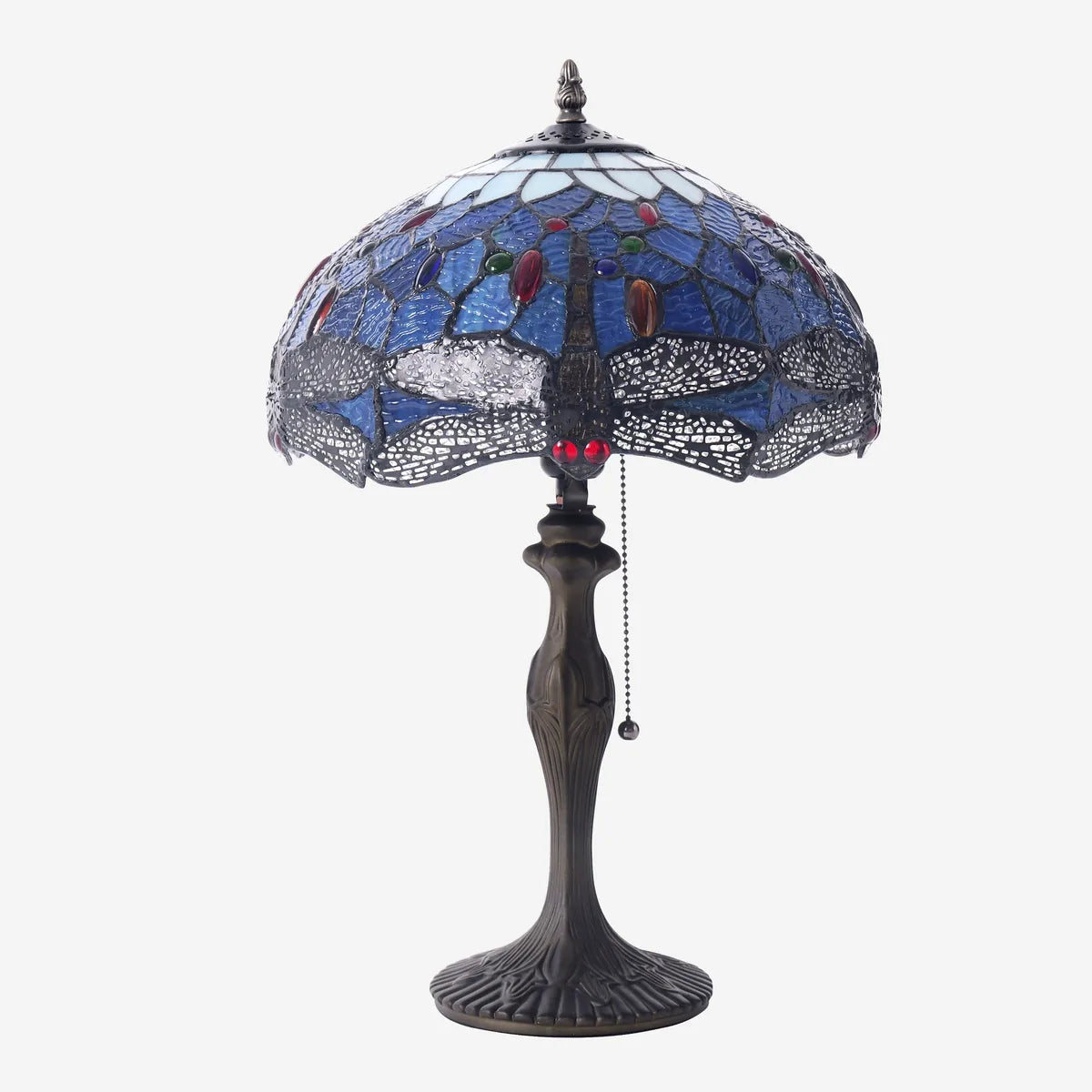 ArtisanGlow | Elegant Handcrafted Stained Glass Table Lamp 40