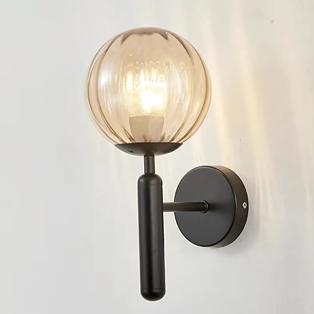 BauerLight | Stylish Modern Satin Black Wall Sconce Light Fixture 3