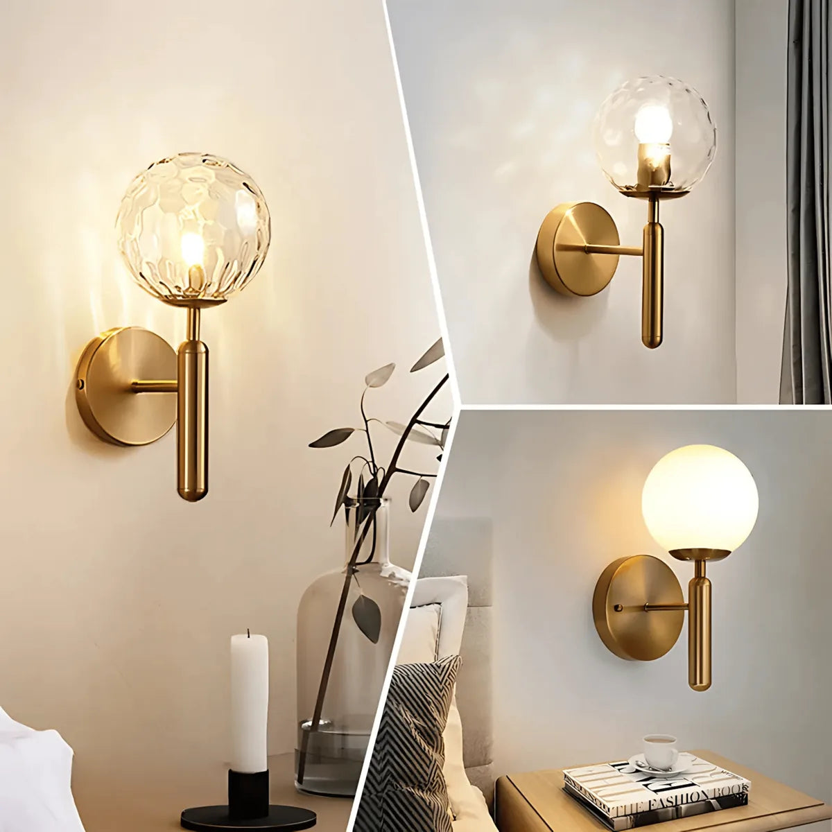 BrassElegance | Modern Sleek Wall Light Sconce for Elegant Illumination 3