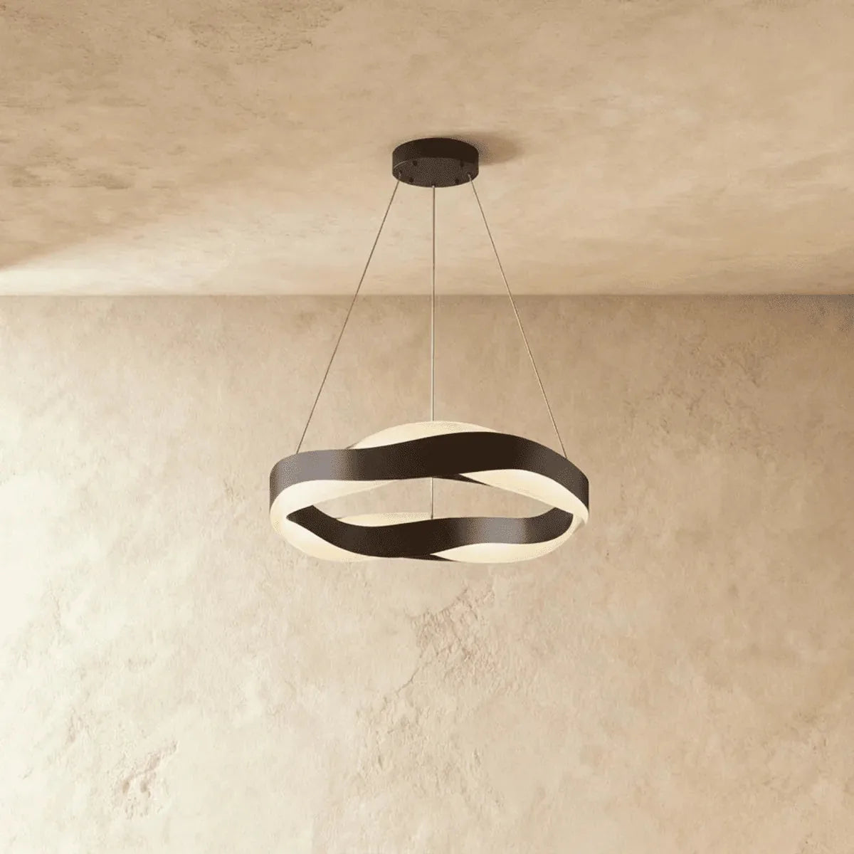 Freyza - AnitaWave | Elegant Modern Stainless Steel LED Chandelier