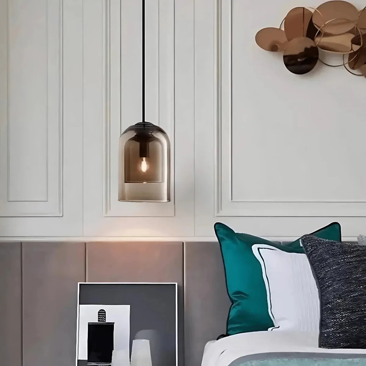 Freyza - AugustAura | Elegant Glass Kitchen Pendant Lighting Fixture