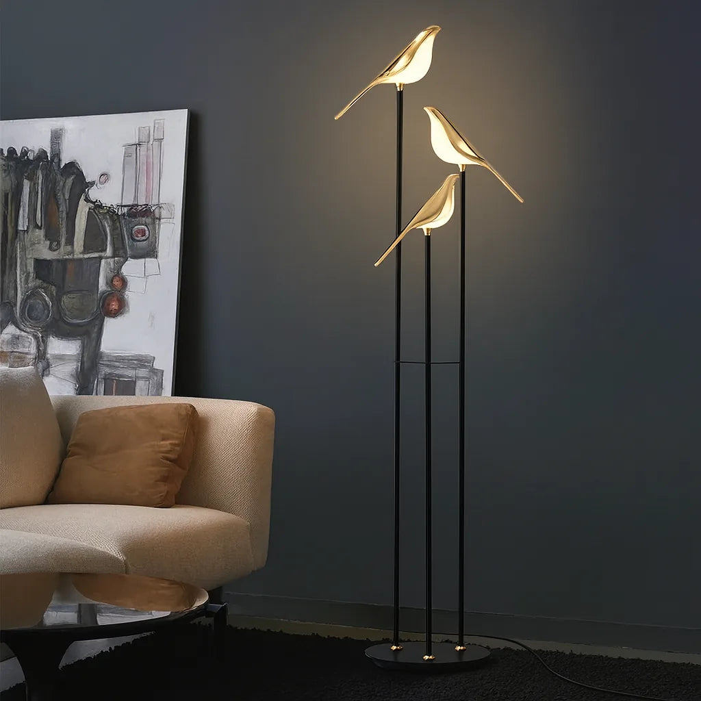 Freyza - Aviara | Modern Elegant Bird-Inspired Standing Floor Lamp