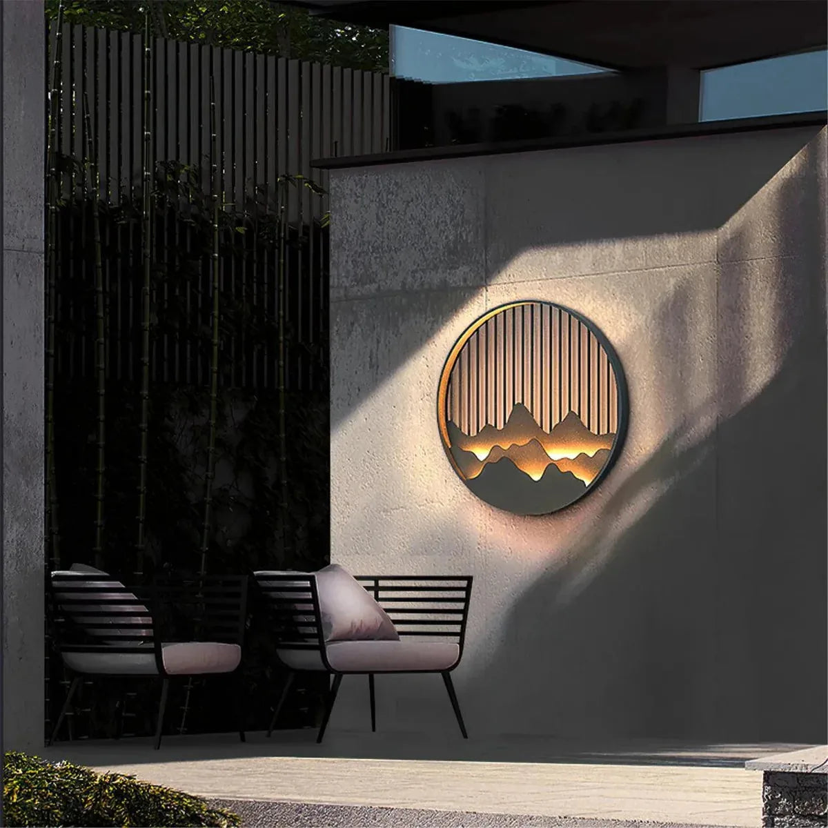 Freyza - AlpineGlow | Elegant Modern Outdoor Wall Lantern with Integrated LED