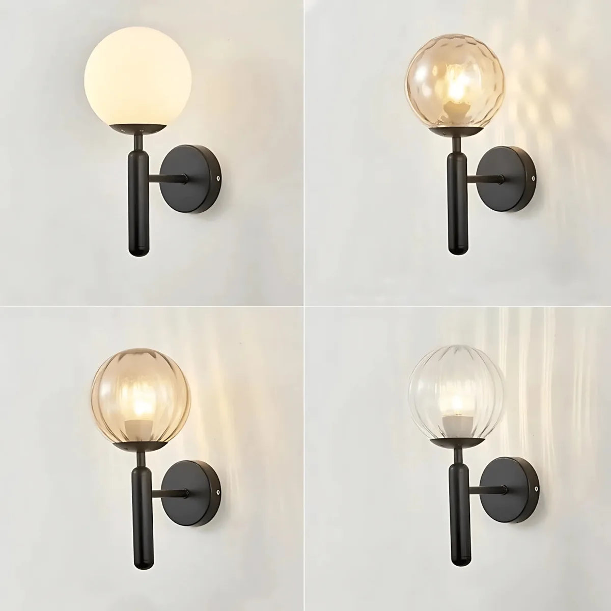 BauerLight | Stylish Modern Satin Black Wall Sconce Light Fixture 4