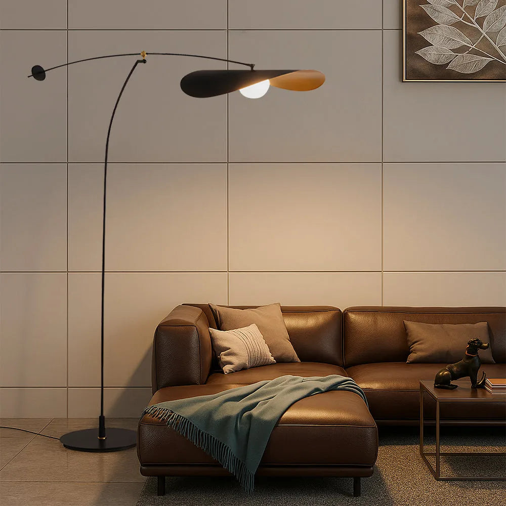 Freyza - BambooGlow | Modern Elegant Japandi Floor Lamp for Living Room