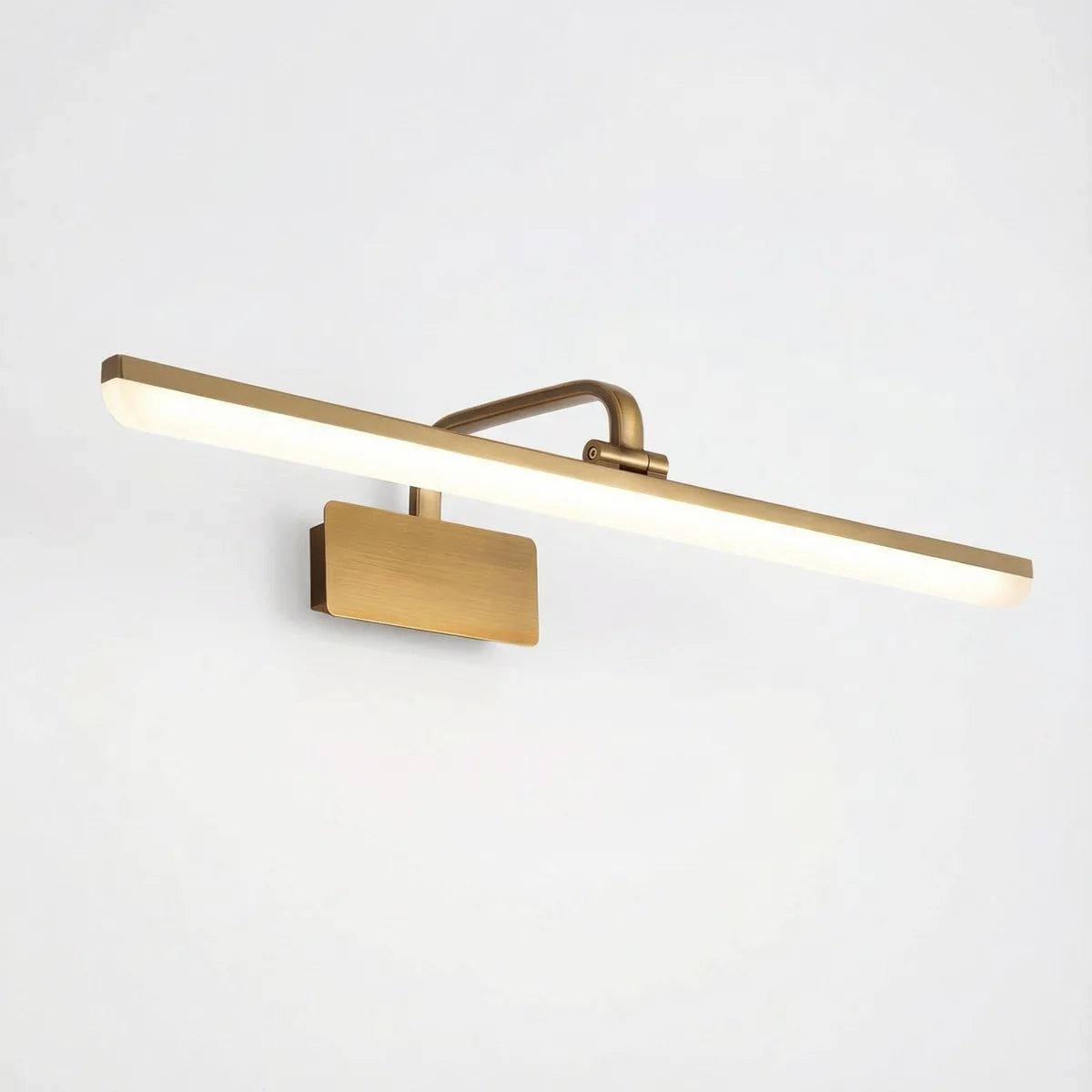 Freyza - Bathroom Vanity Light Linear LED Curved Wall Sconce Brushed Brass 41-51cm 8-10W