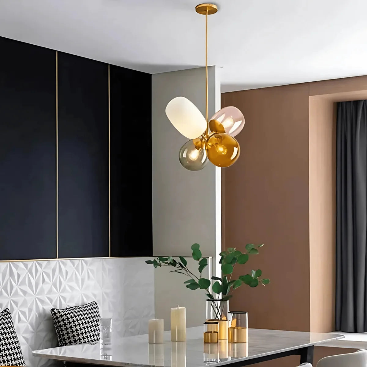 Freyza - Bloomsbury | Artistic Dimmable Glass Sphere Chandelier