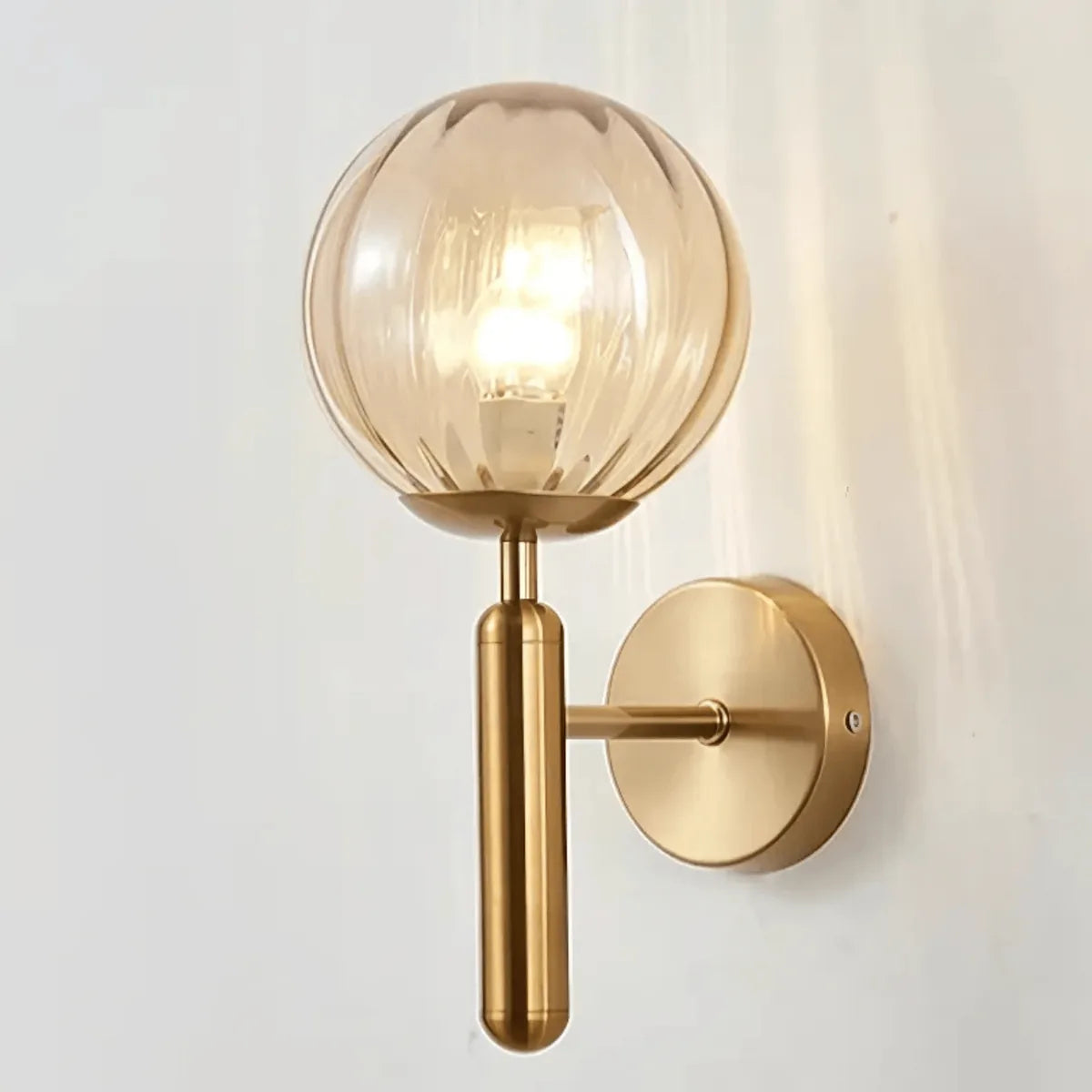 BrassElegance | Modern Sleek Wall Light Sconce for Elegant Illumination 5