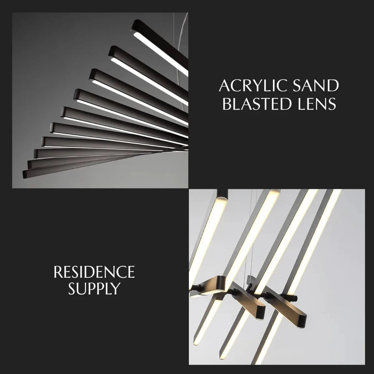 Freyza - AquaWave | Elegant Adjustable Modern Chandelier Lighting Fixture