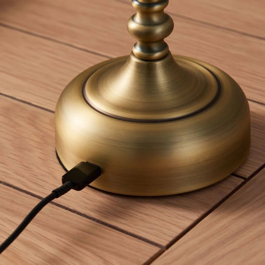 BrassLume | Elegant Portable LED Touch Table Lamp with Dimmer 6