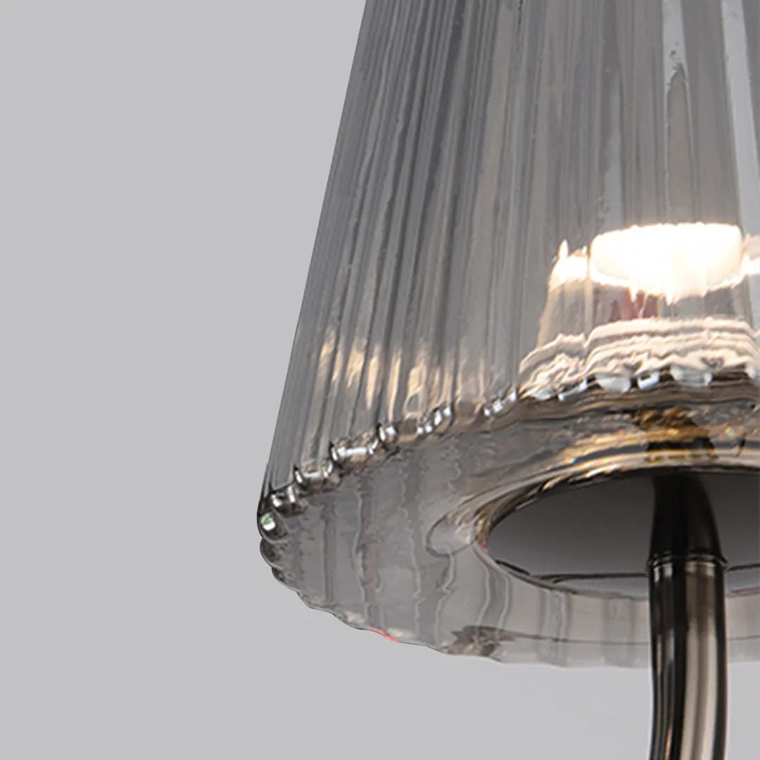 AluminaGlow | Modern Black Three-Light Standing Floor Lamp 5