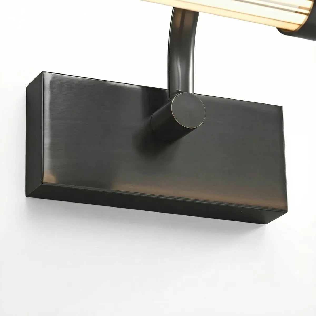Freyza - Bathroom Vanity Light Ribbed Glass Linear Copper LED 45-73cm