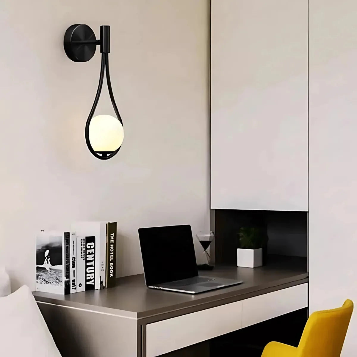 AquaSphere | Elegant Modern Teardrop Wall Sconce Light Fixture 6