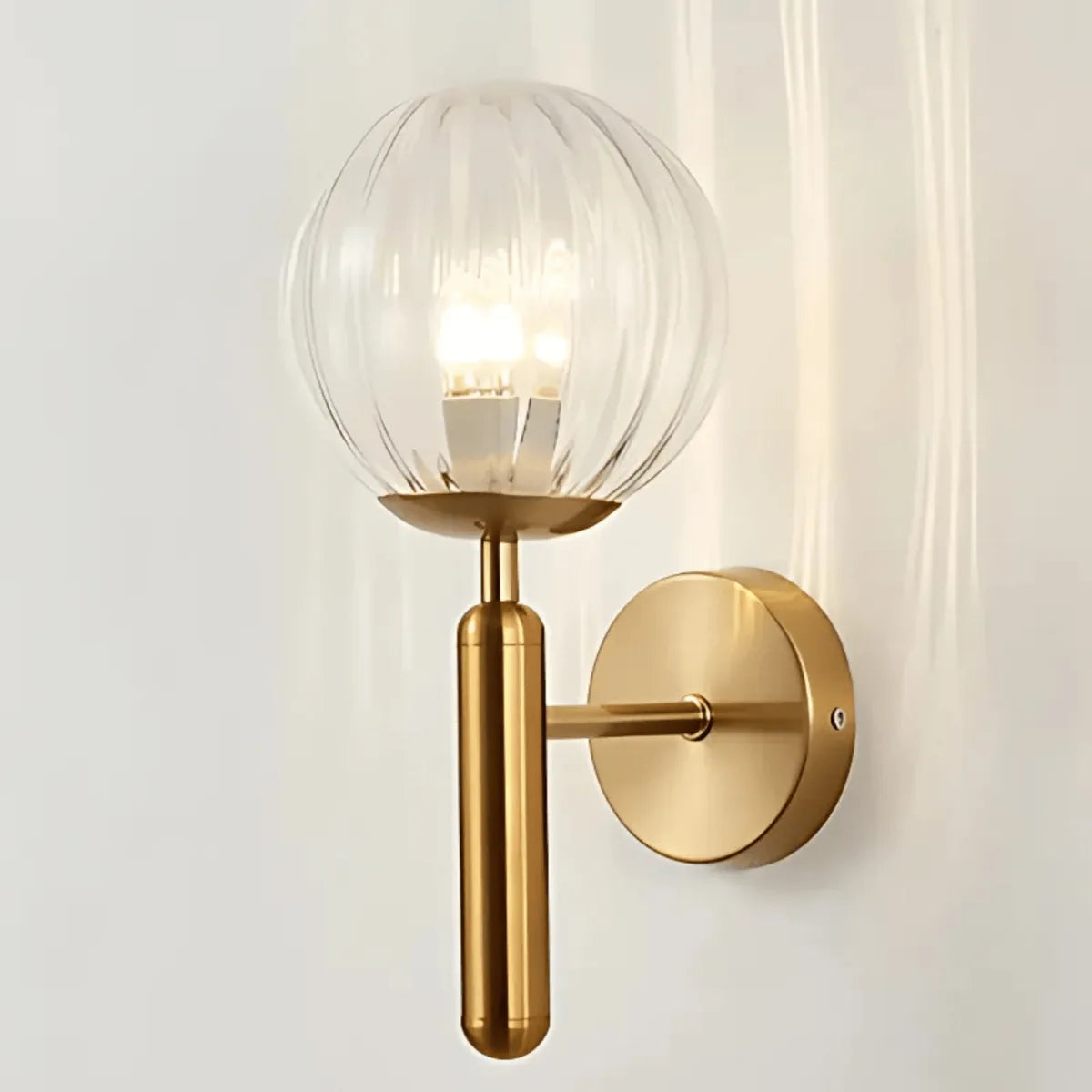 BrassElegance | Modern Sleek Wall Light Sconce for Elegant Illumination 6