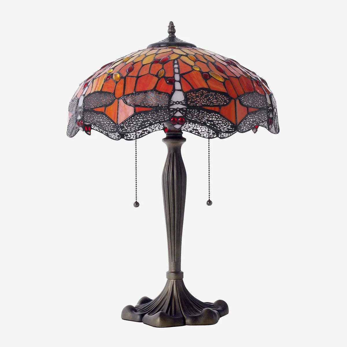 ArtisanGlow | Elegant Handcrafted Stained Glass Table Lamp 8