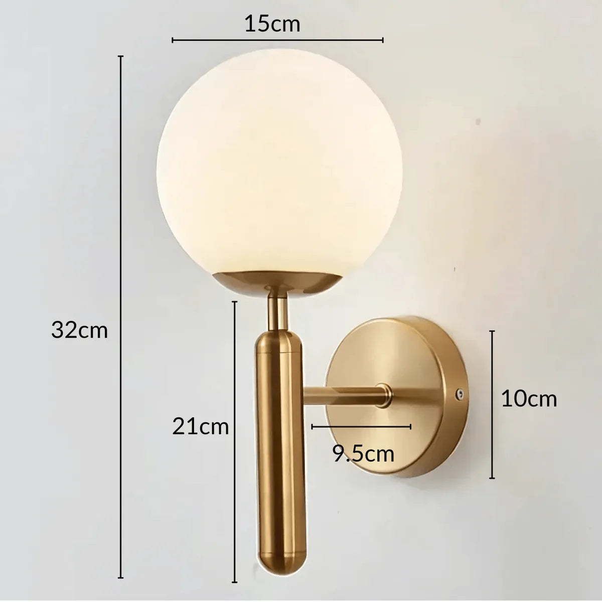 BrassElegance | Modern Sleek Wall Light Sconce for Elegant Illumination 7