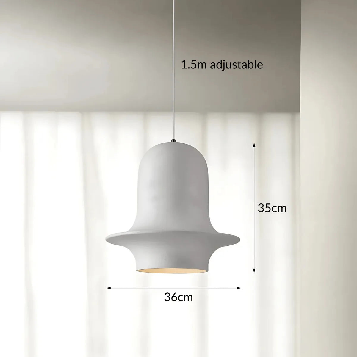 Freyza - AurigaLight | Elegant Minimalist Resin Pendant Light Fixture