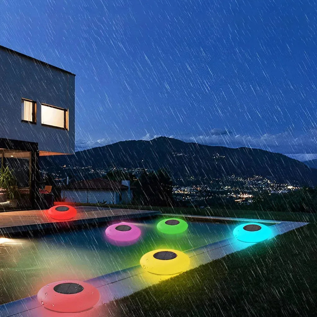 AquaLuxe | Vibrant Solar-Powered RGB Floating Pond Light Fixture 8