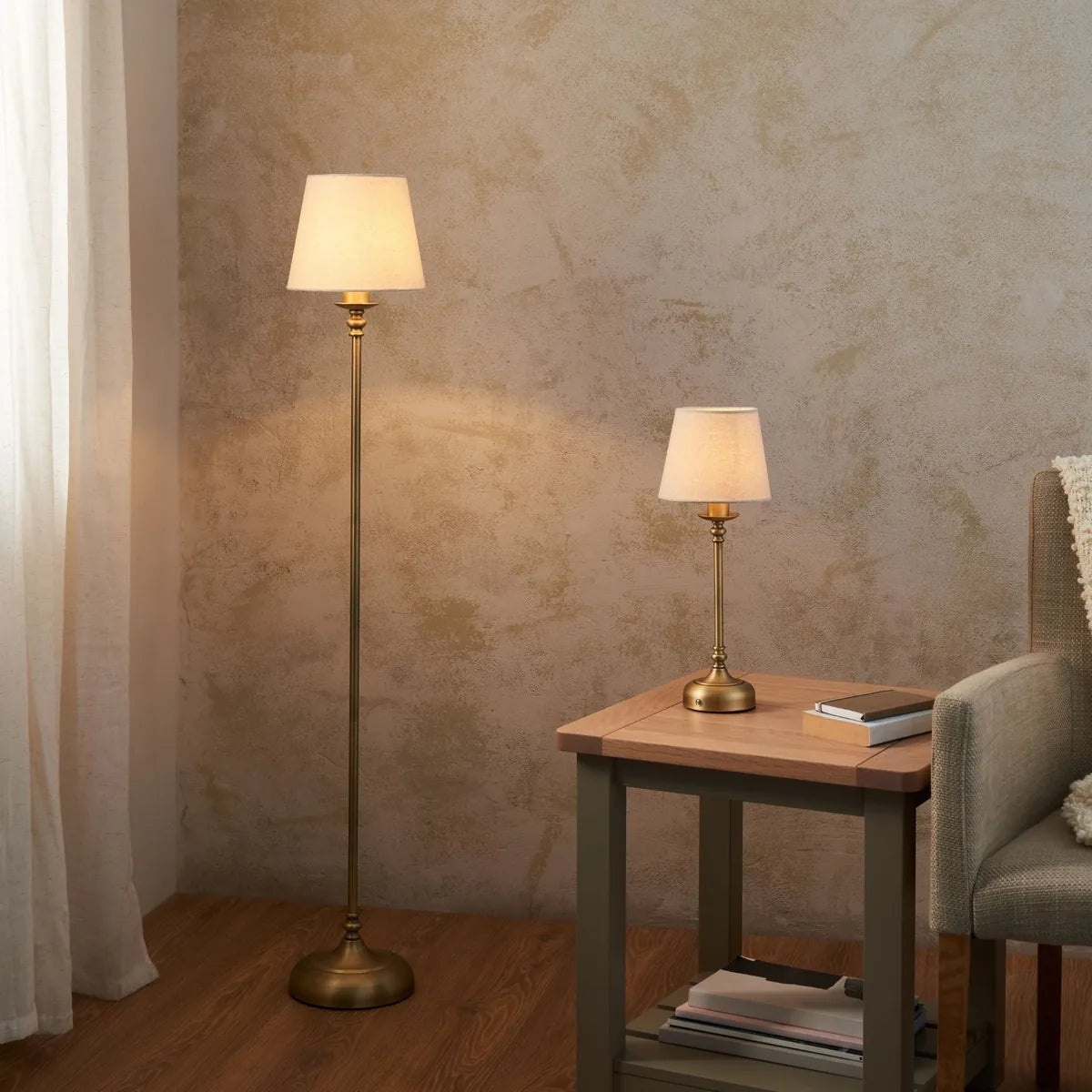 BrassLume | Elegant Portable LED Touch Table Lamp with Dimmer 9