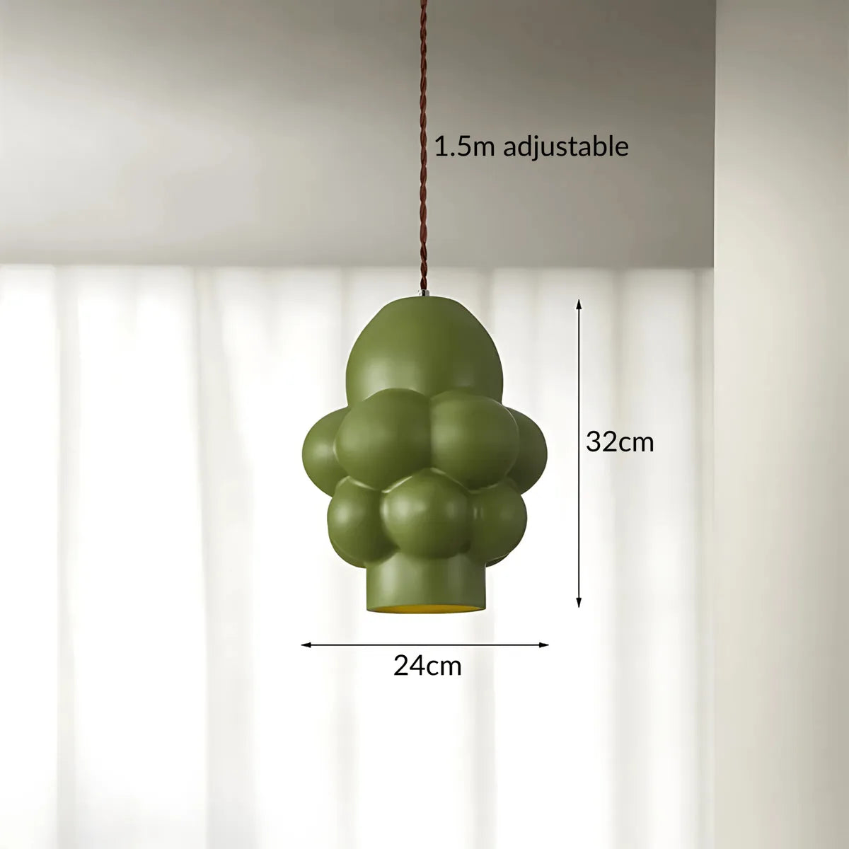 Freyza - Byzantium | Elegant Artistic Resin Pendant Light for Modern Interiors