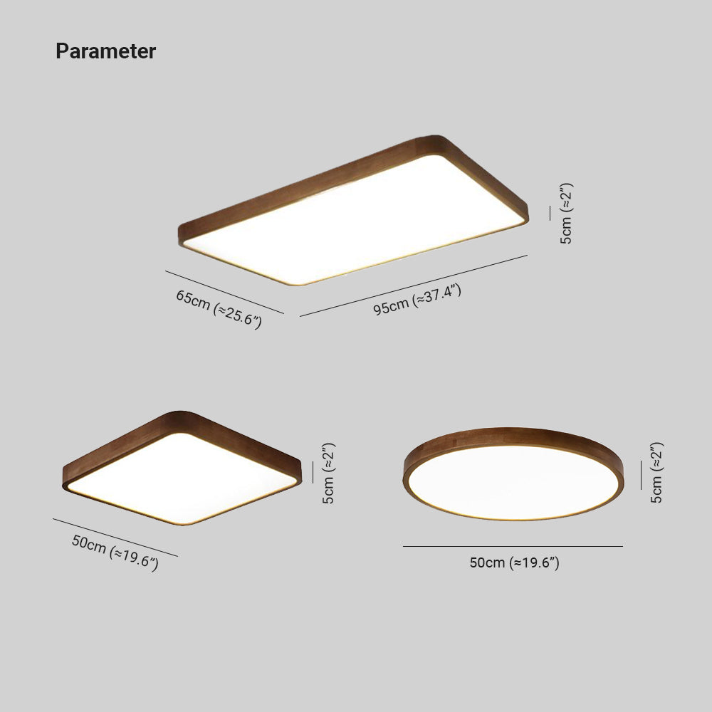 Freyza | Plafonnier encastré – Moderne, pour chambre, couloir et cuisine