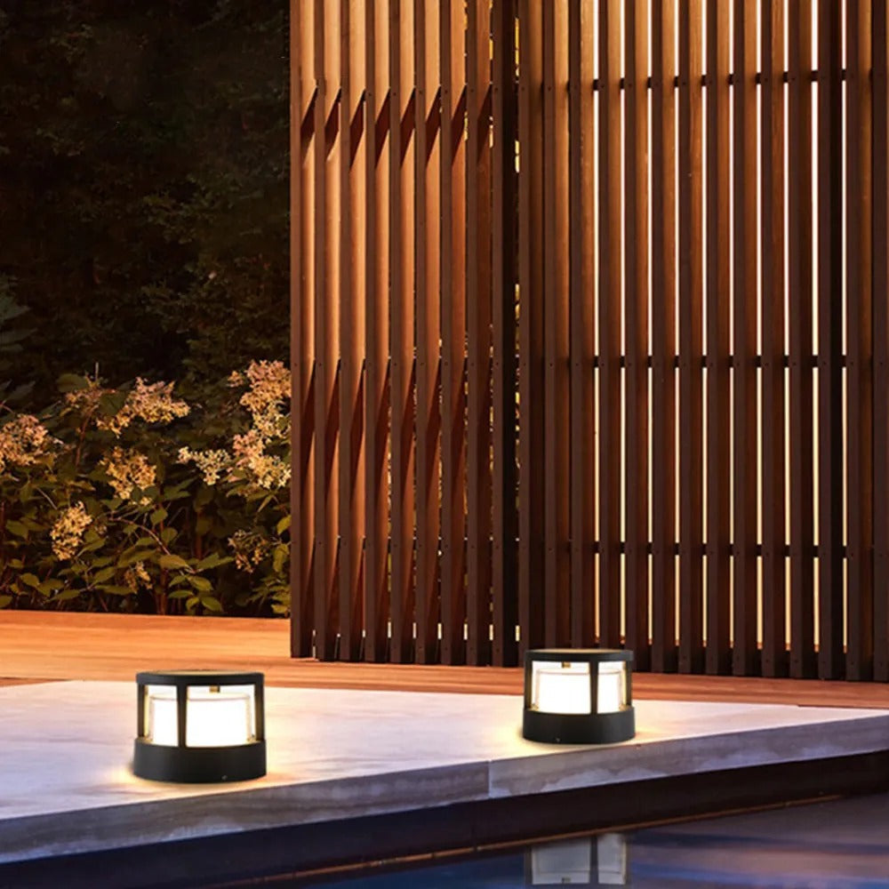 Freyza | Zyra Modern Metal Black Outdoor Light – Modern Garden Exterior Patio