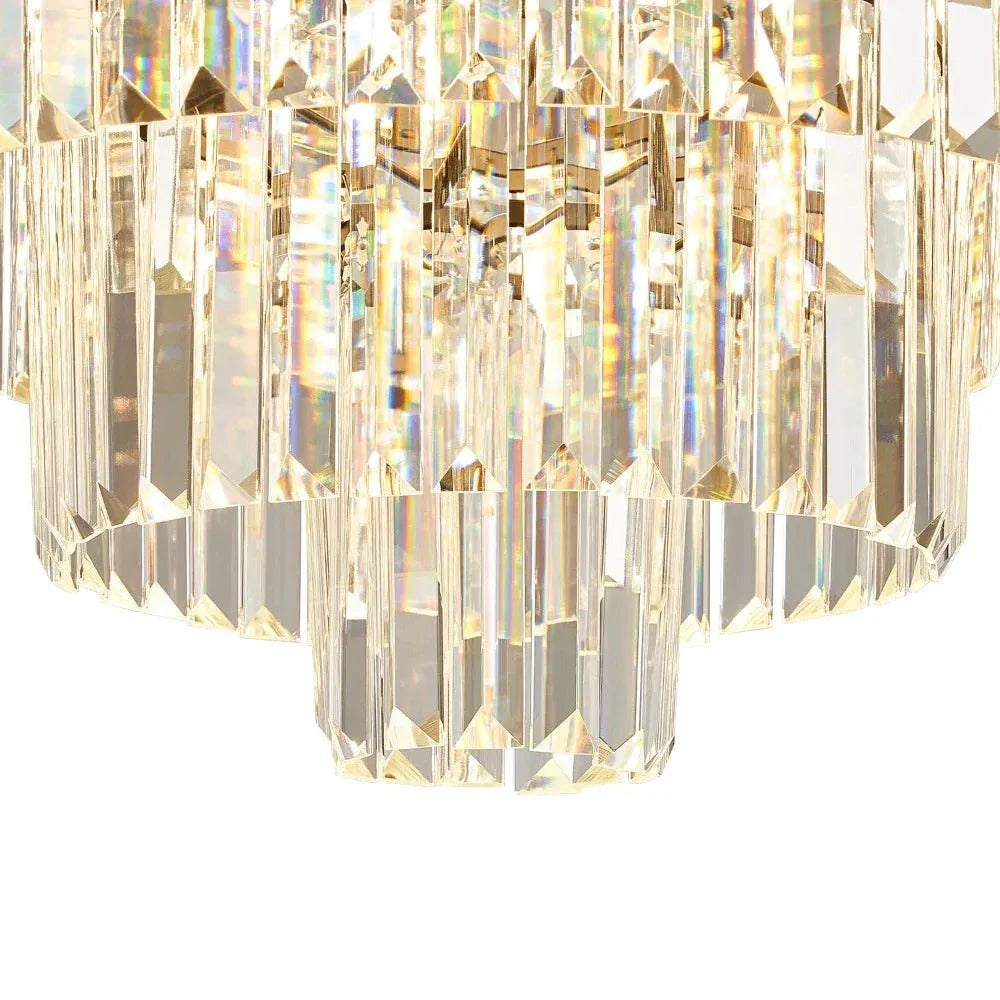Freyza | Suspension moderne en cristal à LED Kristy – Cuisine moderne, salle à manger