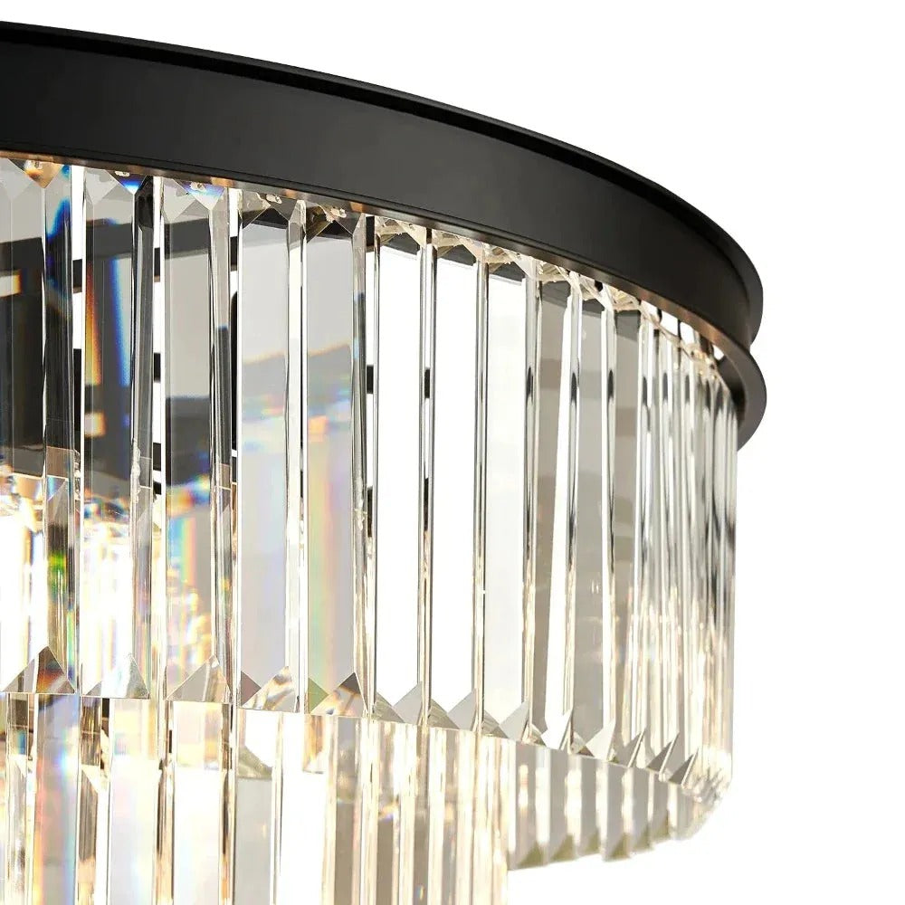 Freyza | Suspension moderne en cristal à LED Kristy – Cuisine moderne, salle à manger