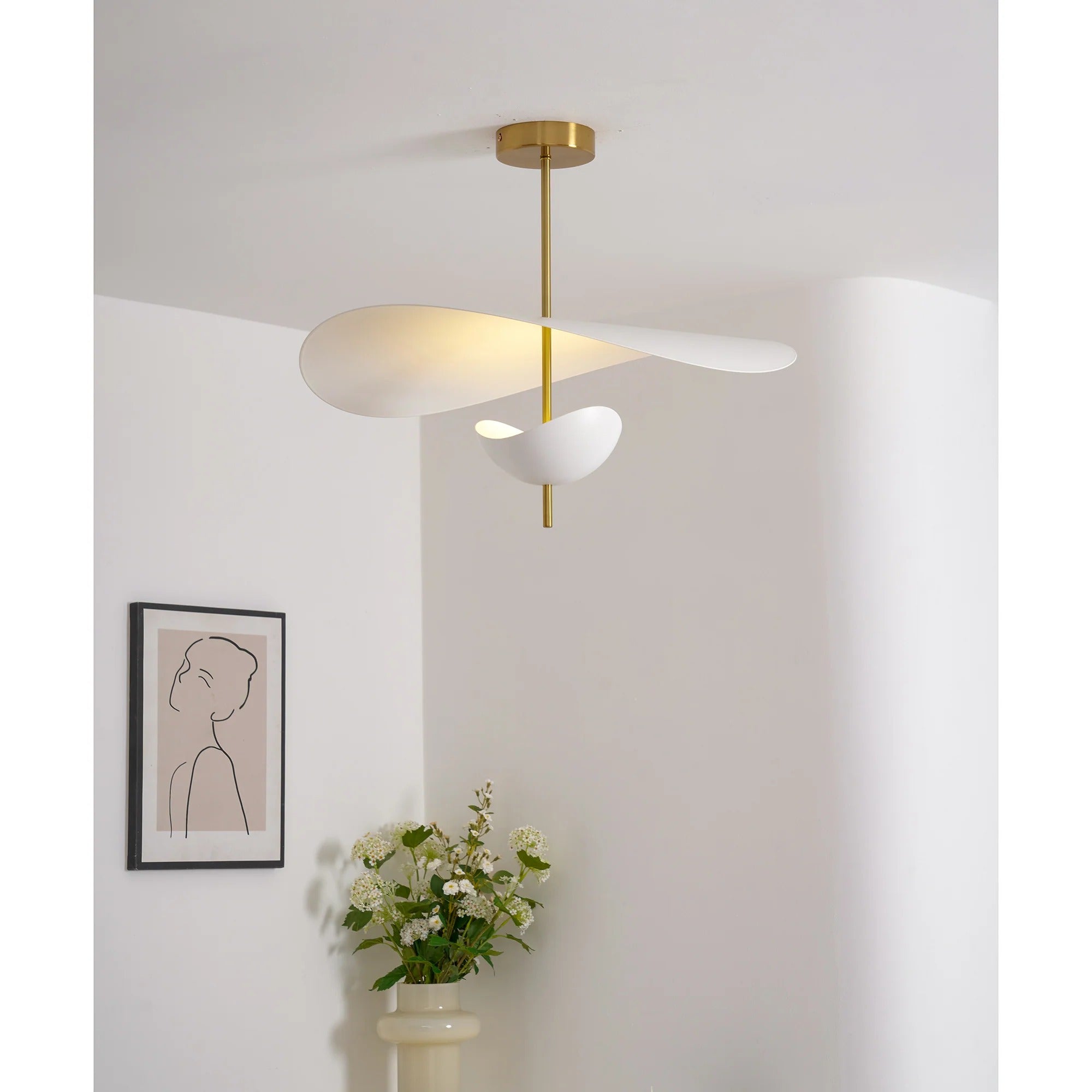 Freyza | Unorara Nordic Floating Pendant Light – Nordic Kitchen Dining Room