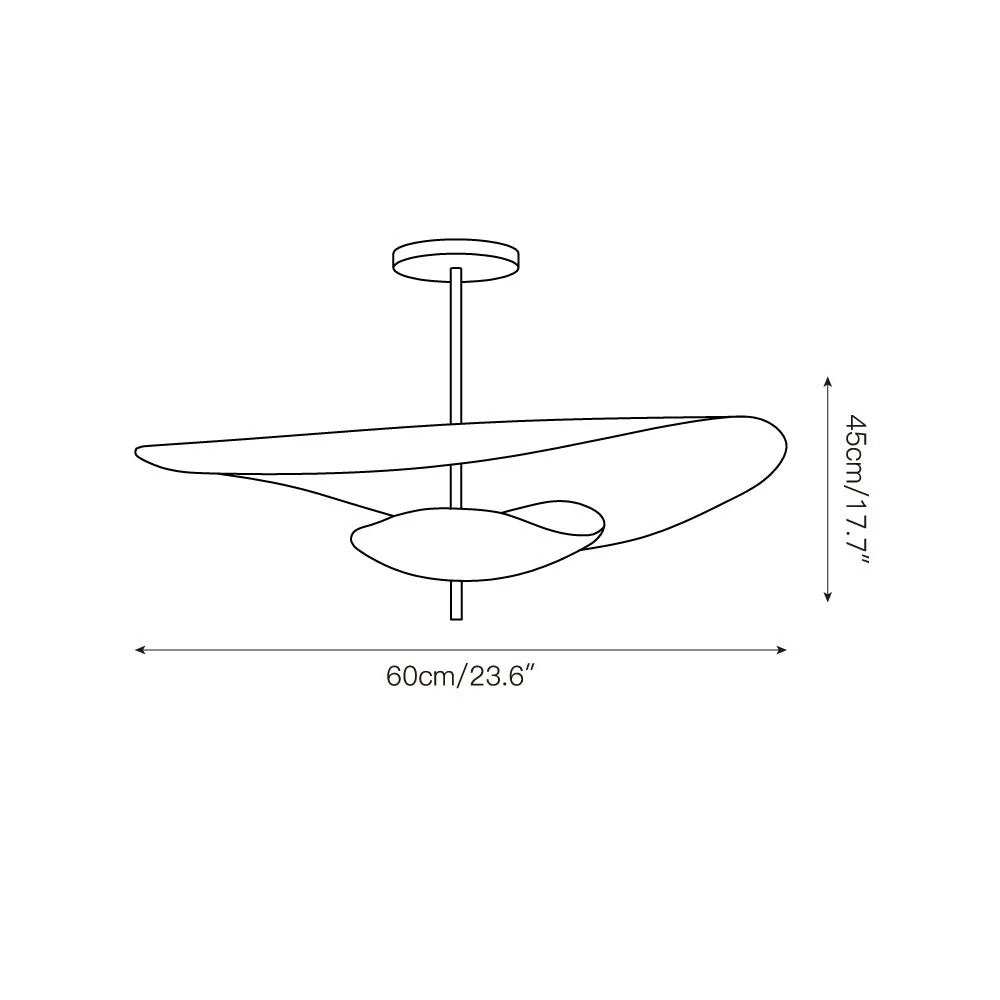 Freyza | Unorara Nordic Floating Pendant Light – Nordic Kitchen Dining Room